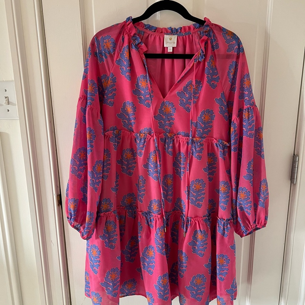 J.Marie Chic Long Sleeve Floral Dress